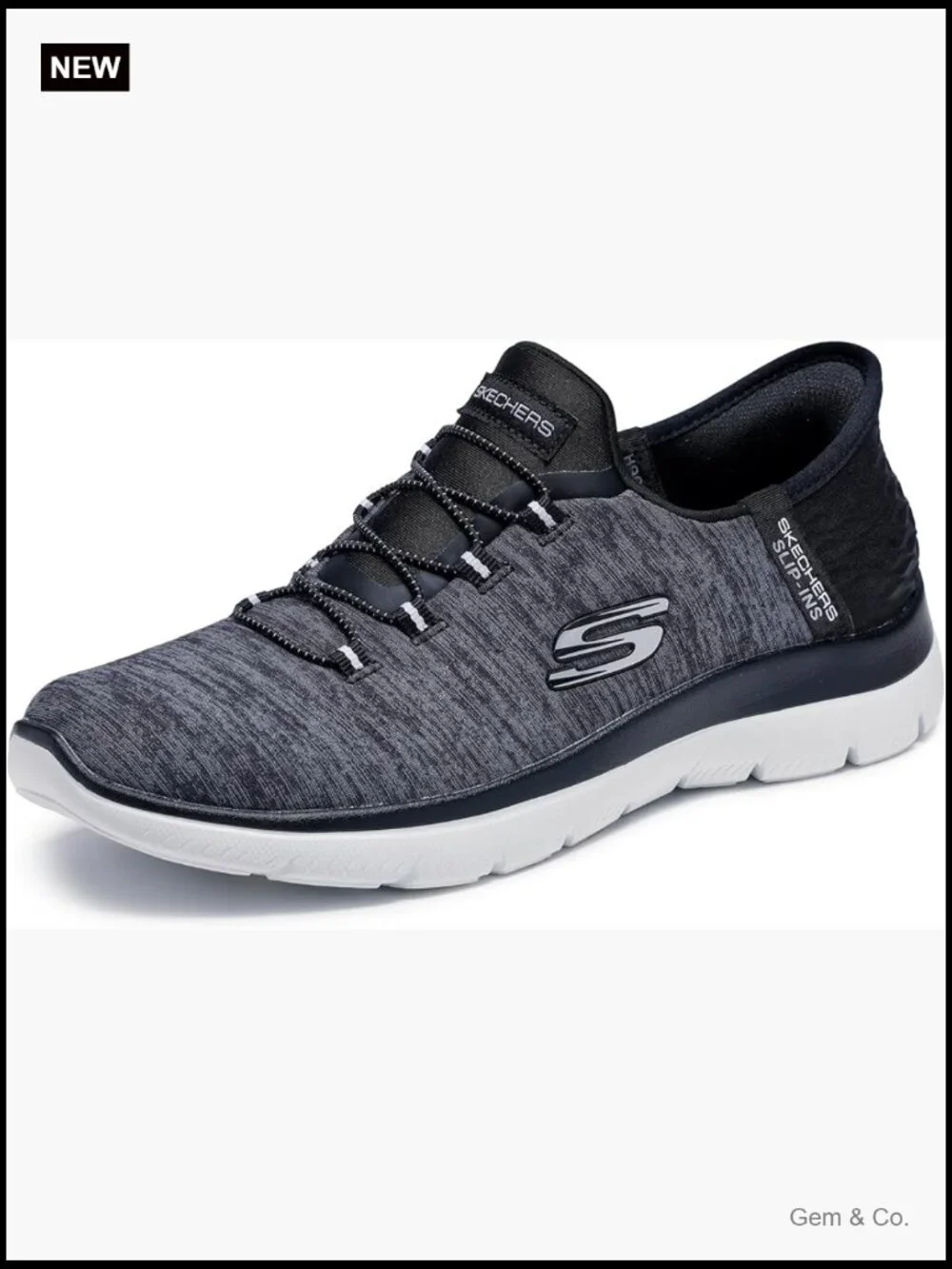 Hands Free Slip-Ins Sneakers - Memory Foam - Machine Washable